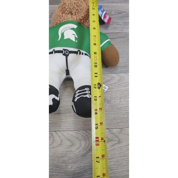 Michigan State University MSU Spartans 14” Toy Factory Plush Licensed Bear - Picture 8 of 8